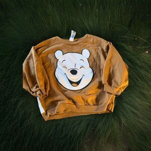 Disney Winnie the Pooh 2pc Toddler Set Lot x2 Sweatshirt Jogger Pants 4T